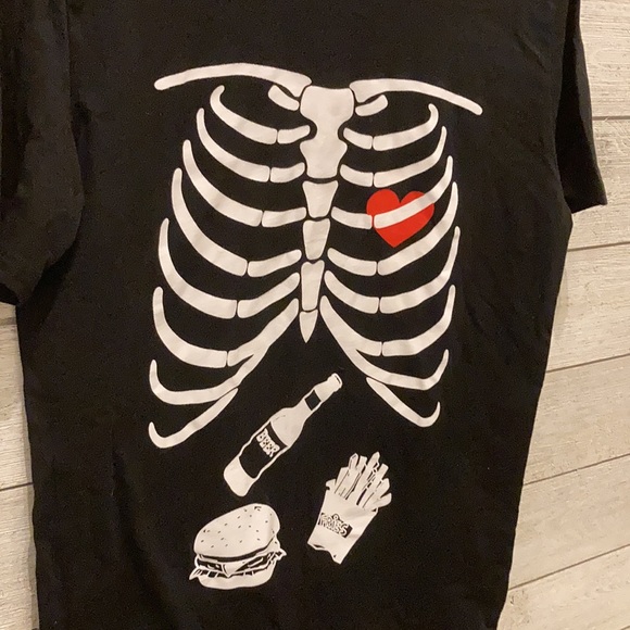 Halloween/X-Ray Pregnancy Announcement Dad Shirt - Picture 2 of 2